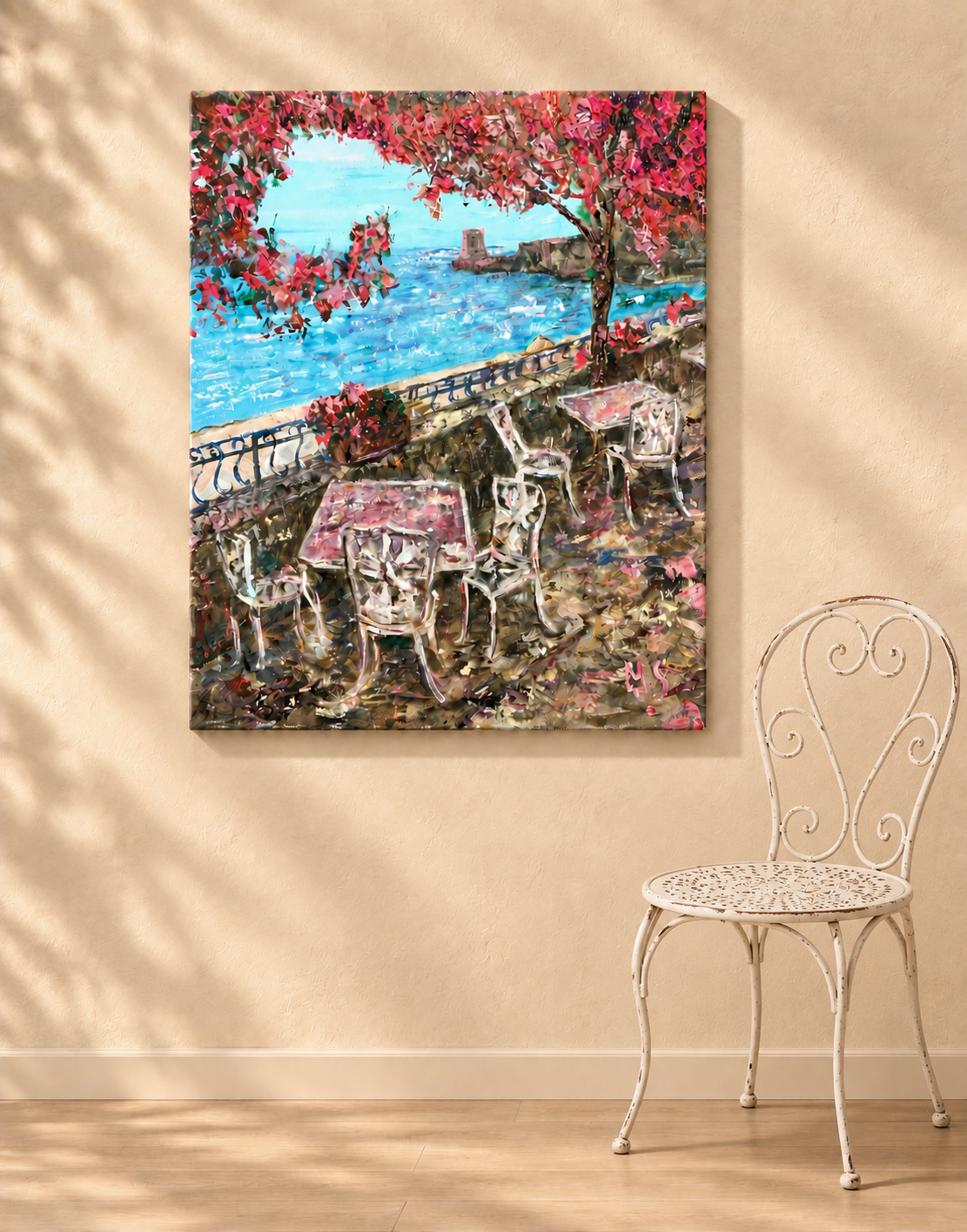 Interior visualisation of Positano Terrace by Marina Stognieva